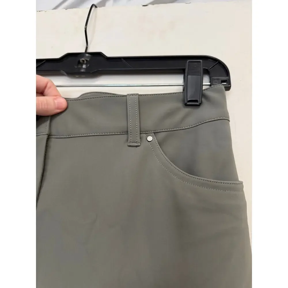 Lululemon Gray City Sleek Slim Leg Pants Sz 31 GS